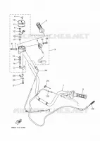 GUIDON ET CABLES pour Yamaha KODIAK 450 EPS de 2020
