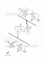 KIT PIECES D'ENTRETIEN pour Yamaha KODIAK 450 EPS de 2020