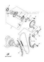 ARBRE A CAMES / CHAINE DE DISTRIBUTION pour Yamaha GRIZZLY 700 EPS de 2020