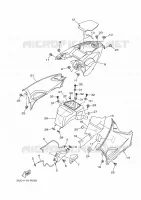 COUVERCLE LATERAL pour Yamaha GRIZZLY 700 EPS de 2020