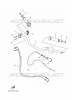 GUIDON ET CABLES pour Yamaha FZ 25 de 2025