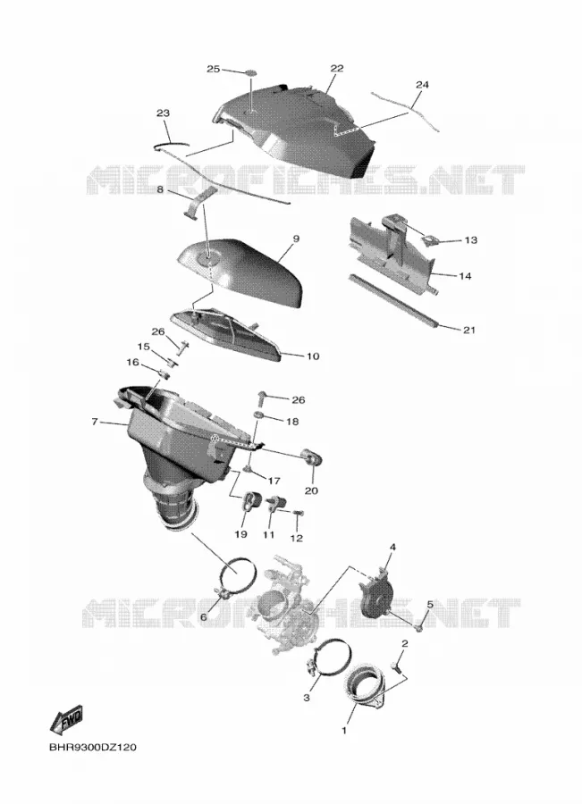 ADMISSION Yamaha MOTO 450 2025 WRF  WR450F