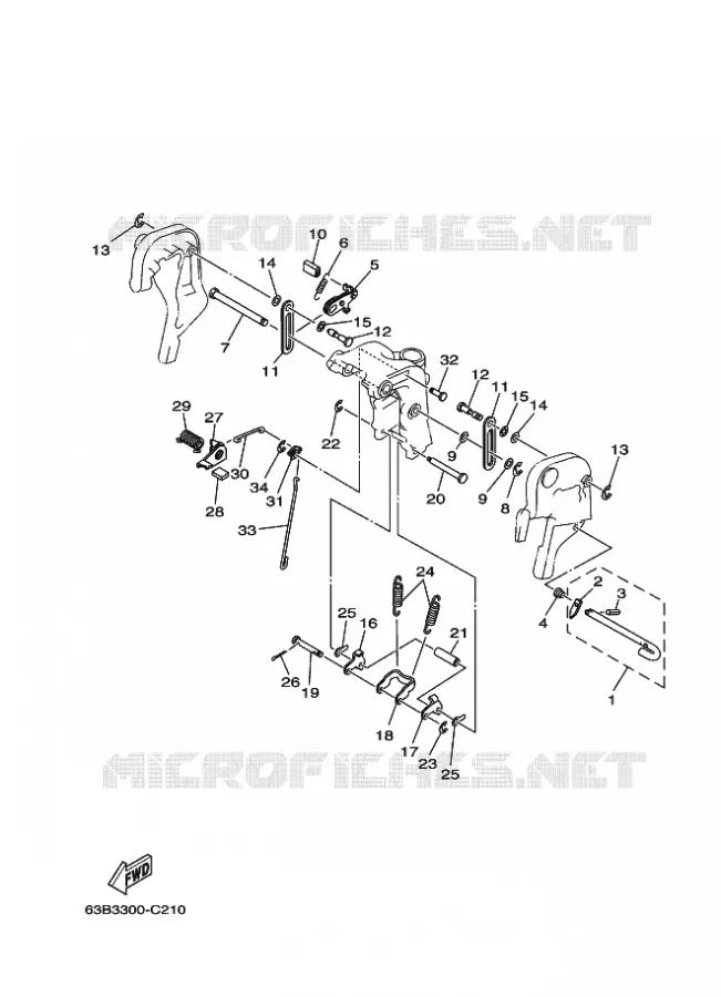 SUPPORT 2 Yamaha OUTBOARD ENGINES 40hp (29.4kW) 2012 40  40VMHOS