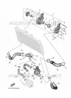 POMPE A EAU pour Yamaha TRACER 9 GT+ Y-AMT de 2025