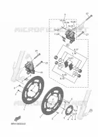 ETRIER DE FREIN AVANT pour Yamaha TRACER 9 GT+ Y-AMT de 2025