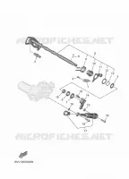 AXE DE SELECTEUR / PEDALE pour Yamaha TRACER 9 GT+ Y-AMT de 2025