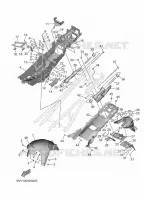 GARDE BOUE pour Yamaha TRACER 9 GT+ Y-AMT de 2025