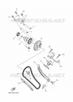 ARBRE A CAMES / CHAINE DE DISTRIBUTION pour Yamaha R125 de 2025