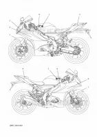 EMBLEME pour Yamaha R125 de 2025