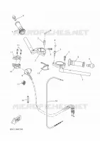 GUIDON ET CABLES pour Yamaha R125 de 2025