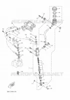 MAITRE CYLINDRE DE FREIN ARRIERE pour Yamaha R125 de 2025