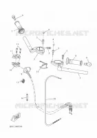 GUIDON ET CABLES pour Yamaha R125 de 2025