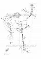 MAITRE CYLINDRE DE FREIN ARRIERE pour Yamaha R125 de 2025
