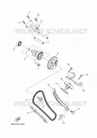 ARBRE A CAMES / CHAINE DE DISTRIBUTION pour Yamaha XSR 125 de 2025