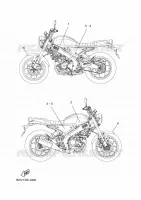 EMBLEME pour Yamaha XSR 125 de 2025