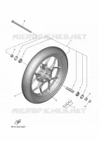 ROUE AVANT pour Yamaha XSR 125 de 2025