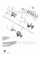 ETRIER DE FREIN AR pour Yamaha YZ 450 F de 2025