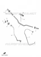 GUIDON ET CABLES pour Yamaha YZ 450 F de 2025