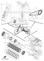 KIT PIECES D'ENTRETIEN pour Yamaha YZ 450 F de 2025