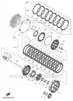 EMBRAYAGE pour Yamaha YZ 450 F de 2025