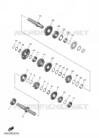 TRANSMISSION pour Yamaha YZ 450 F de 2025