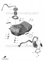 RESERVOIR A CARBURANT pour Yamaha YZ 450 F de 2025