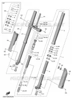 FOURCHE pour Yamaha YZ 450 F de 2025