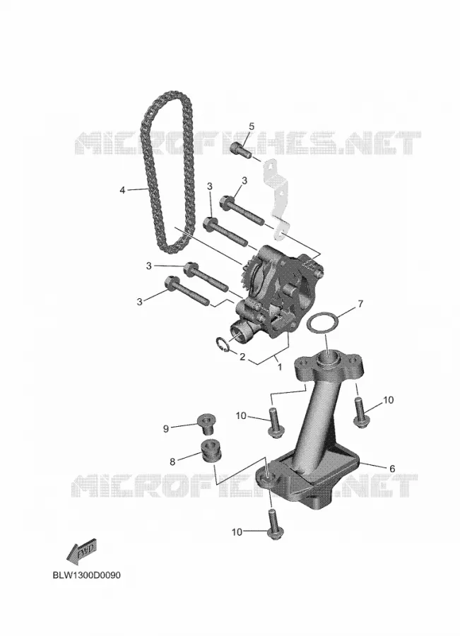 POMPE A HUILE Yamaha MOTO 700 2025 TENERE  XTZ690