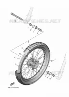 ROUE AVANT pour Yamaha TENERE 700 A2 35KW de 2025