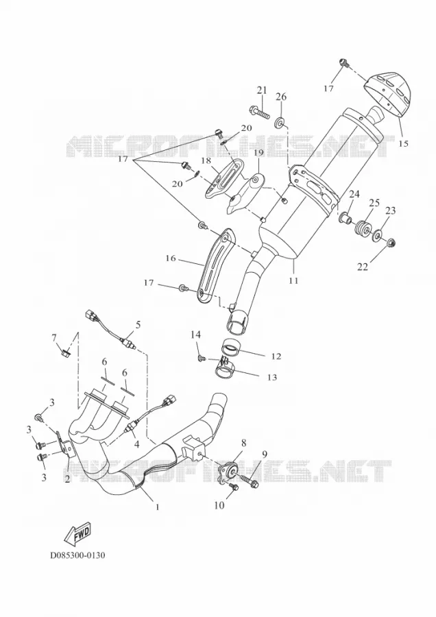 ECHAPPEMENT Yamaha MOTO 700 2025 TENERE  XTZ690