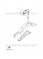 PIECES ELECTRIQUE 4 pour Yamaha 40V Manual Starter, Tiller Handle, Manual Tilt, Oil Injection, Shaft 20