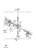 SUPPORT 2 pour Yamaha 40V 2-STROKE de 1995