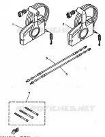 BOITIER DE COMMANDE A DISTANCE pour Yamaha 50E 2 Stroke, Electric Start, Power Trim & Tilt de 1984
