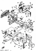 BOITIER DE COMMANDE A DISTANCE pour Yamaha 50E 2 Stroke, Electric Start, Power Trim & Tilt de 1984