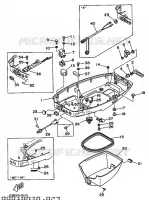 CARENAGE INFERIEUR pour Yamaha 50H 2 Stroke de 1997