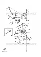 COMMANDE D'ACCELERATEUR pour Yamaha 50H 2 Stroke de 1997