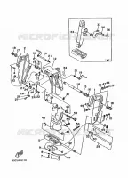 SUPPORT 1 pour Yamaha 50H 2 Stroke de 1997