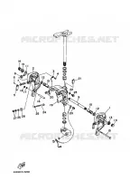 SUPPORT 2 pour Yamaha 50H 2 Stroke de 1997
