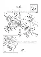SUPPORT 2 pour Yamaha 70B 2 Stroke de 2000