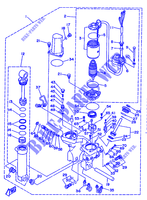 MOTEUR DE SYSTEME D'INCLINAISON 1 pour Yamaha 70B 2 Stroke de 1989