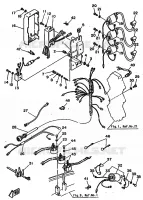 PIECES ELECTRIQUE pour Yamaha 70B 2 Stroke de 1985