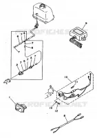 PIÈCES OPTIONNELLES 1 pour Yamaha 4A 2 Stroke de 1988