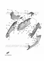 COUVERCLE LATERAL pour Yamaha MT-07 Y-AMT de 2025