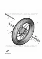ROUE AVANT pour Yamaha MT-07 Y-AMT de 2025