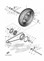 ROUE ARRIERE pour Yamaha MT-07 Y-AMT de 2025