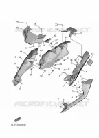 COUVERCLE LATERAL pour Yamaha MT-07 Y-AMT 35KW A2 de 2025
