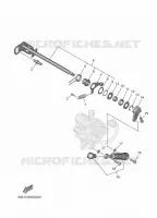 AXE DE SELECTEUR / PEDALE pour Yamaha MT-07 Y-AMT 35KW A2 de 2025