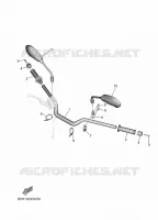 GUIDON ET CABLES pour Yamaha MT-07 Y-AMT 35KW A2 de 2025