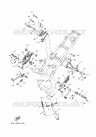 BEQUILLE / REPOSE PIEDS pour Yamaha R125 de 2025
