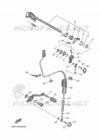 AXE DE SELECTEUR / PEDALE pour Yamaha XSR 900 de 2025